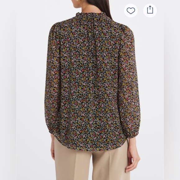 Floral relaxed blouse - Picture 3 of 12